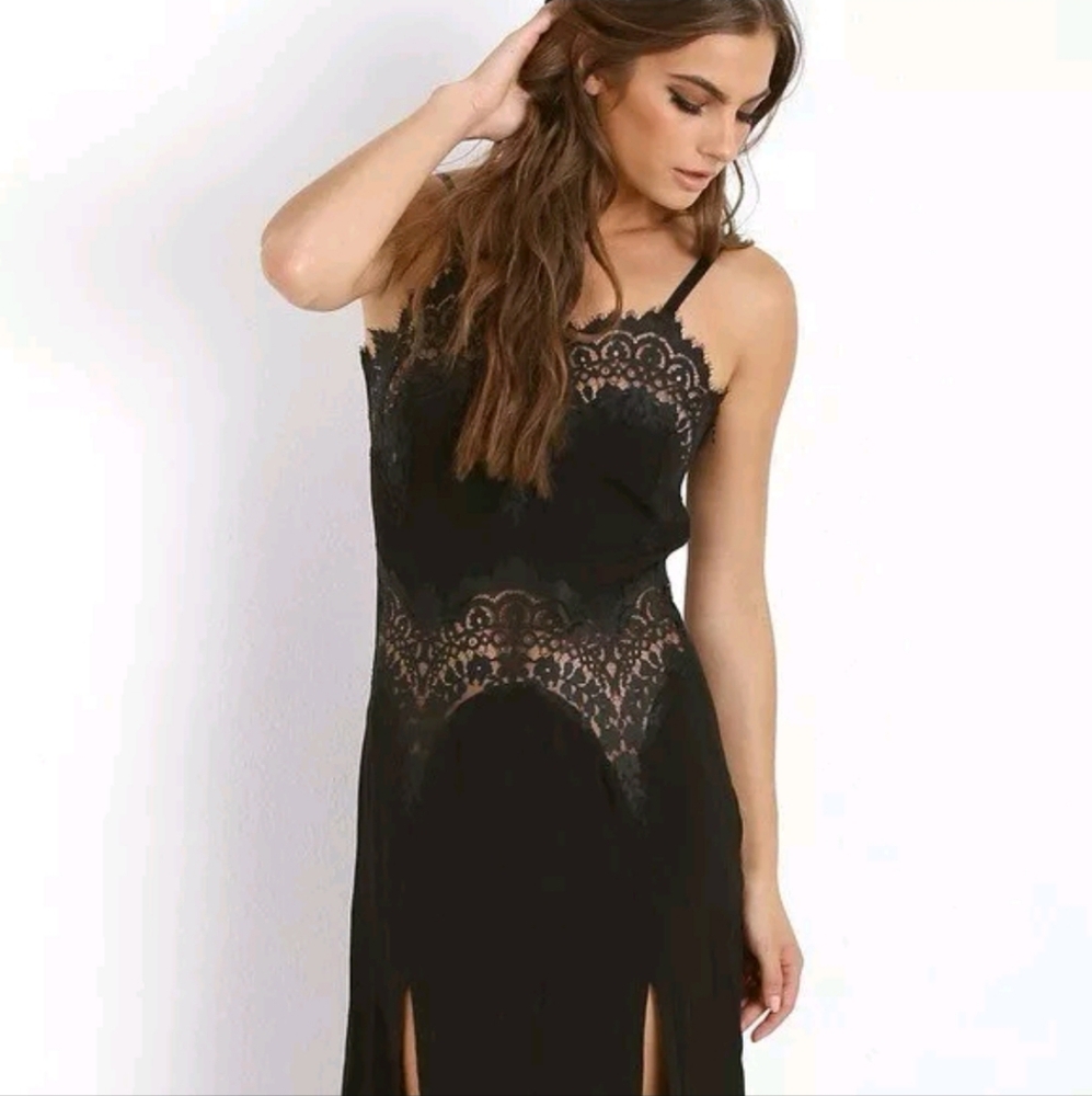 🍋**Pics Updated!!**For Love & Lemons Bourbon Lace Maxi Dress - Picture 7 of 16